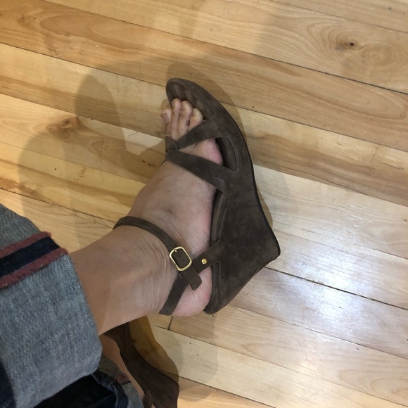 Ugg Australia Brown Suede Wedge sandals 7,5 - Picture 4 of 4